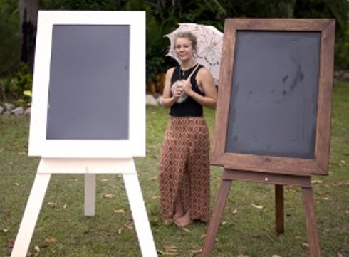 wedding signs easels