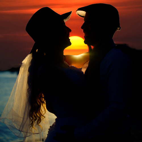 noosa sunset wedding